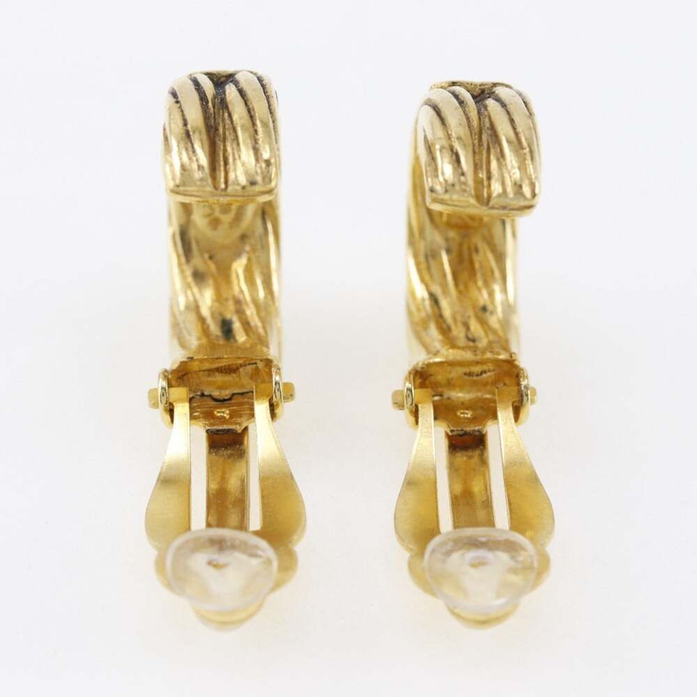 Chanel Clip-On Earrings Gold- #228764C72B - Picture 4 of 9
